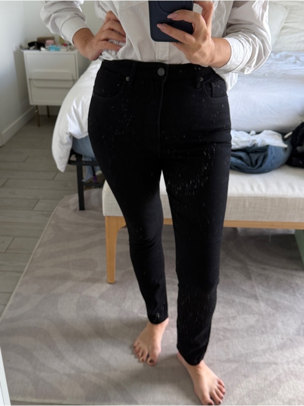Reformation Women's Black Skinny Jeans